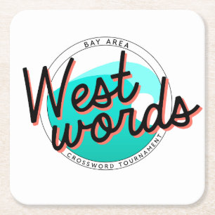 Posavasos Cuadrado De Papel Westwords Set de castas de papel