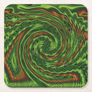 Posavasos Cuadrado De Papel Wicks Twist