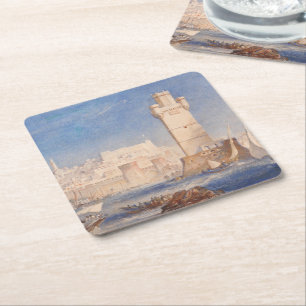 Posavasos Cuadrado De Papel William Turner Rhodes