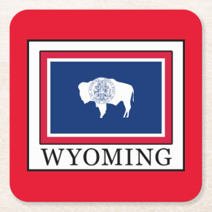 Posavasos Cuadrado De Papel Wyoming