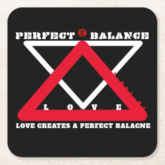 Posavasos Cuadrado De Papel YNOTME PERFECT BALANCE 4b3 Paper Coaster