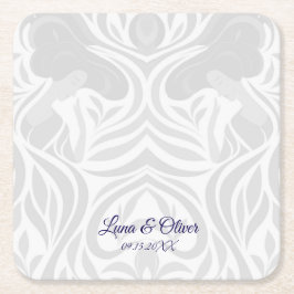 Posavasos Cuadrado De Papel Yumeji Hirado Woman Art Coaster