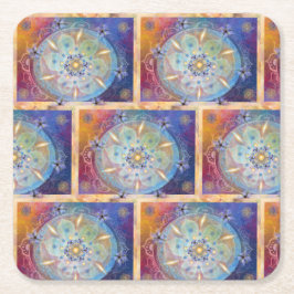 Posavasos Cuadrado De Papel Zauber - Untersetzer