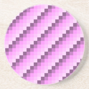 Posavasos Cuadrados rosa y púrpura
