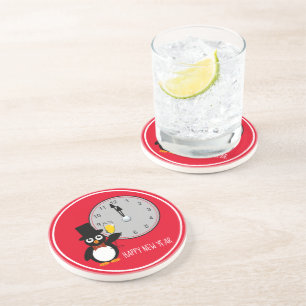 Posavasos Cuando El Reloj Golpea A Doce Montaña De Arenisca