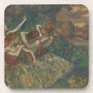 Posavasos Cuatro bailarines de Edgar Degas, Ballet Arte Fino