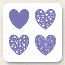 Posavasos Cuatro Corazones Veri Peri