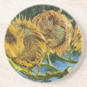 Posavasos Cuatro girasoles cortados, Vincent van Gogh