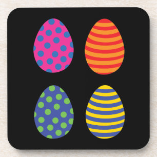 Posavasos Cuatro huevos de Pascua de colores