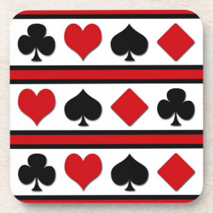 Posavasos Cuatro trajes de cartas