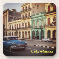 Cuba La Habana Vintage Classic Car Cityscape