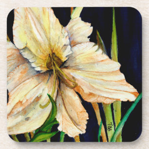 Posavasos Cubierta acuática de Lily blanca
