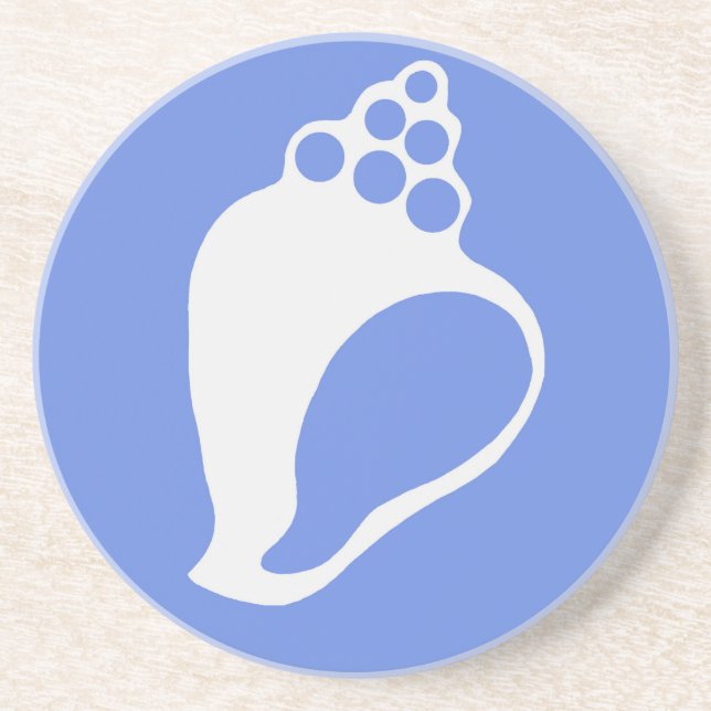 Posavasos Cubierta azul (Frente)