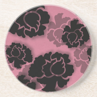 Posavasos Cubierta de decaveración floral poco entusiasta, r