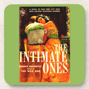 Posavasos Cubierta de la novela pulp de 1960 Los íntimos