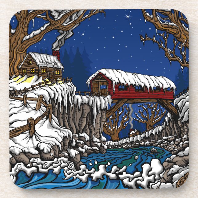 Posavasos Cubierta de la plataforma de cálculo de puente de  (Frente)