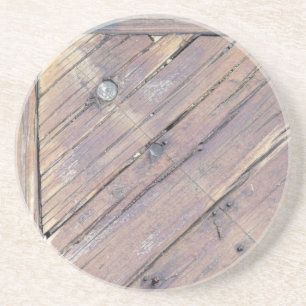 Posavasos Cubierta texturada de madera templada
