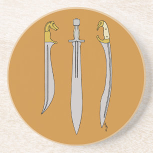 Posavasos Cuchillas del griego clásico