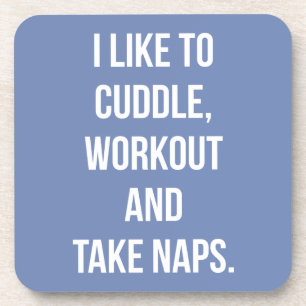 Posavasos Cuddle, Workout, Tome Napas, Divertido Gimnasio De