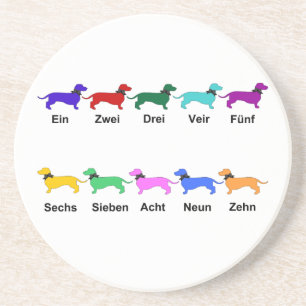 Posavasos Cuenta de Dachshunds alemanes