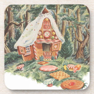 Posavasos Cuento de Hadas Antiguo, Casa de Dulces de Hansel 
