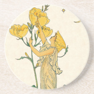 Posavasos Cuento de Hadas Antiguo, Primula, Walter Crane