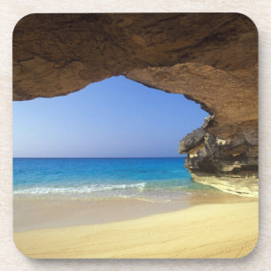 Posavasos Cueva en la Bahía Francesa, Isla de San Salvador,