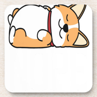 Posavasos Cuidada perezosa No Hoy Corgi Lover Larga Manga