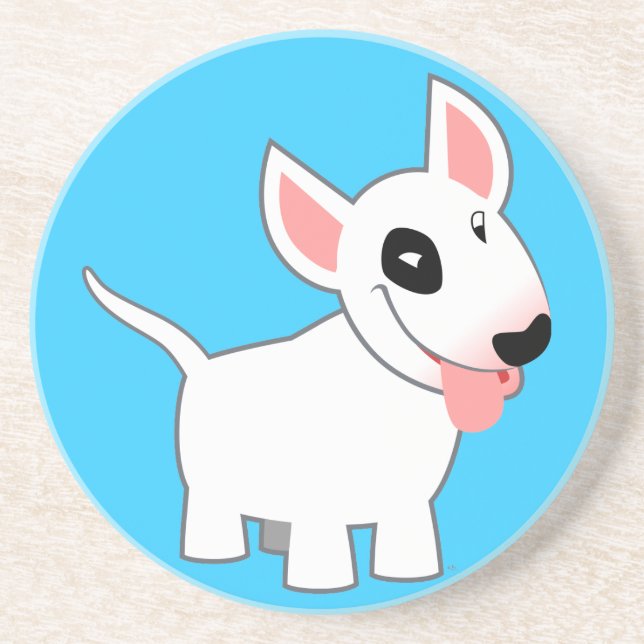 Posavasos Cuidada Personalizado Bull Terrier Coaster (Frente)