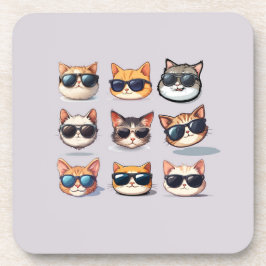 Posavasos Cuidado Y Adorable Tema Del Gato Monasterio De Plá