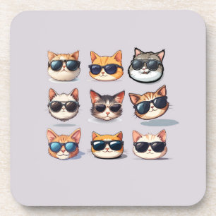 Posavasos Cuidado Y Adorable Tema Del Gato Monasterio De Plá