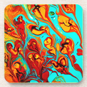 Posavasos Cuidados Patrones Oceánicos Arte. Comprar ahora