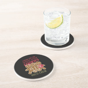 Posavasos Cuidando a las galletas más lindas, enfermera de N