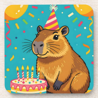 Posavasos Cumpleaños de Capybara
