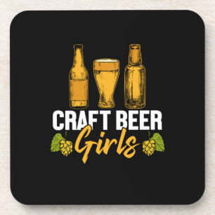 Posavasos Cumpleaños de chicas cerveceras artesanas