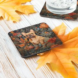 Posavasos Cumpleaños del Bulldog francés Frenchie Garden