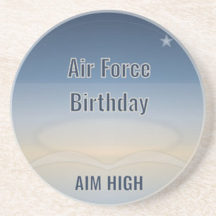 Posavasos Cumpleaños Fuerza Aérea Objetivo Alto