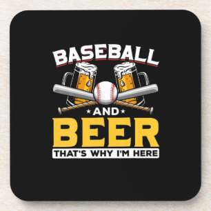 Posavasos Cumpleaños Humor de Cerveza Beisbol Bebedor de Cer
