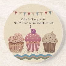 Cupcakes de época Cuto Cita Bunting Sandstone