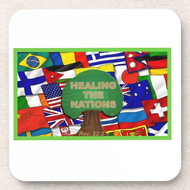 Posavasos Curando a los castores de las naciones (Frente)