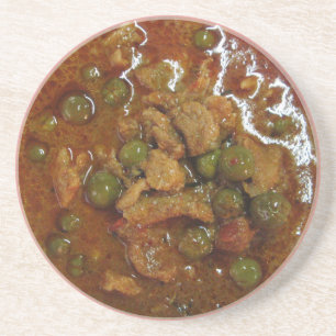 Posavasos Curry tailandés panang [พ ะ น ง] ... Comida callej