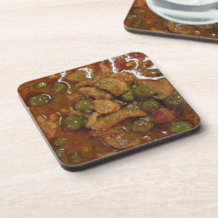 Posavasos Curry tailandés panang [พ ะ น ง] ... Comida callej