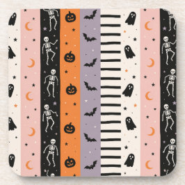 Posavasos Cushión de Tirar de Rayas Verticales de Halloween 