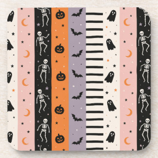 Posavasos Cushión de Tirar de Rayas Verticales de Halloween 