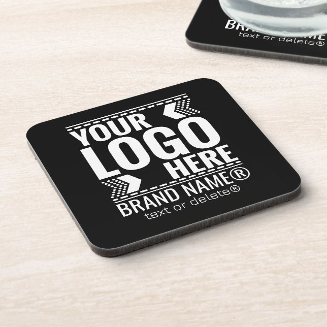 Posavasos Custom Logo, Business or Brand Logo Personalized  (Lado Izquierdo)