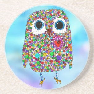 Posavasos Cuta y Adorable Bechuza
