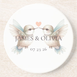 Posavasos Cute Adorable Hummingbird