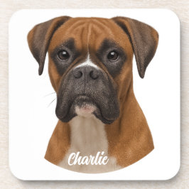 Posavasos Cute Boxer Personalizado Bebida Coaster Set