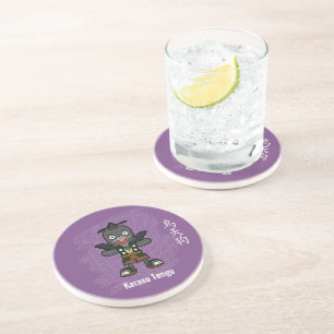 Posavasos Cute Crow Tengu Yokai- Folclore Japonés