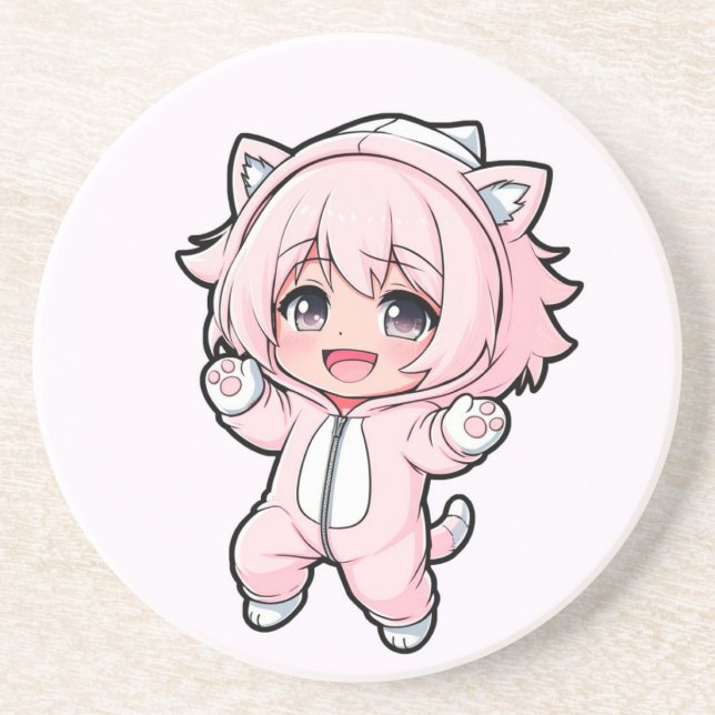 Posavasos Cute Doll “In the Making” Design – Future Dream Gi (Frente)